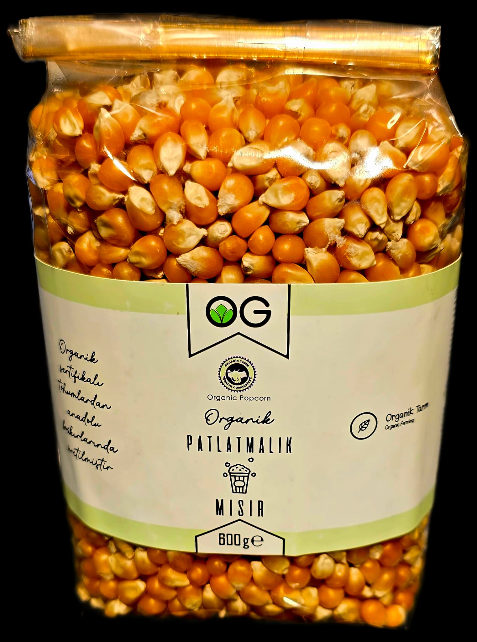 OG 600 gr Organik Patlatmalık Mısır