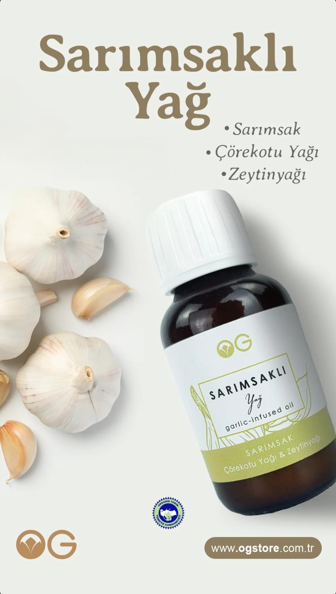 OG 50 gr Sarımsaklı Yağ