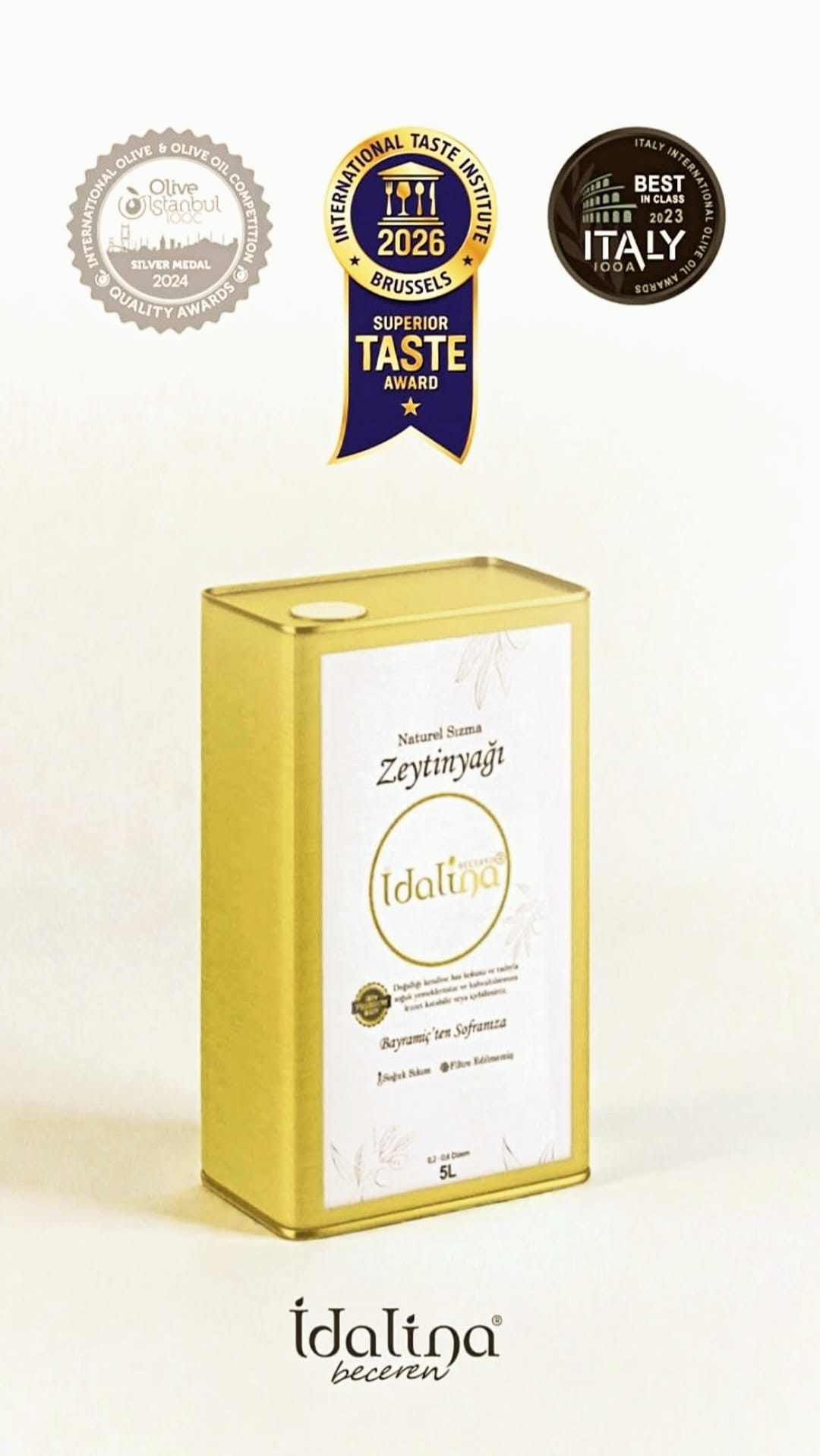 İdalina 5lt Sızma Zeytin Yağı